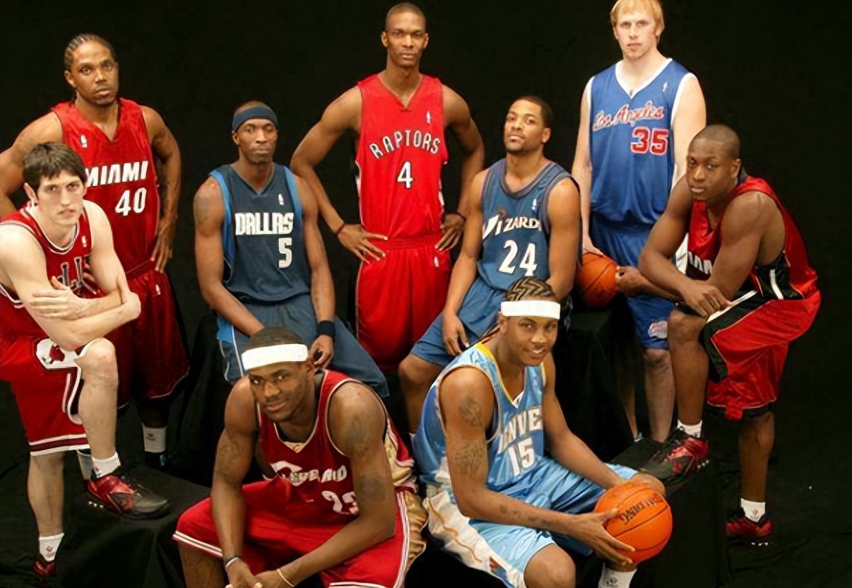 "03白金一代"几位球员是否超越选秀模板?韦德远超模板,波什遗憾